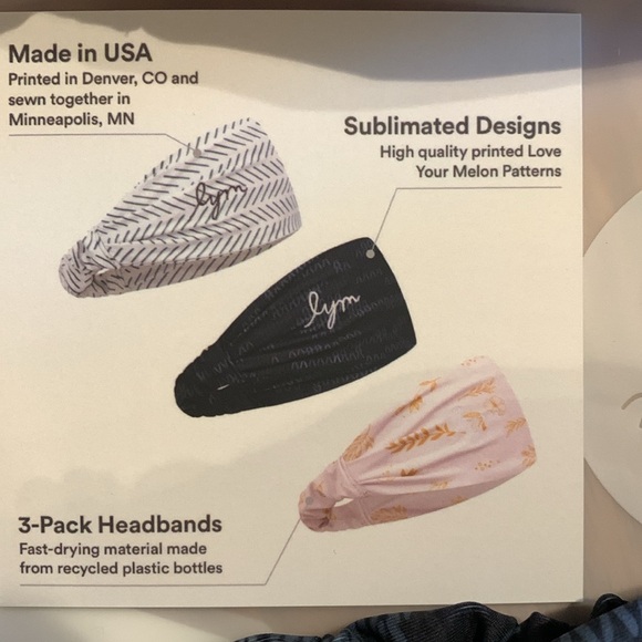 NWT Love Your Melon headbands. 3 headbands. NEW!! Very cute!! - Picture 5 of 5